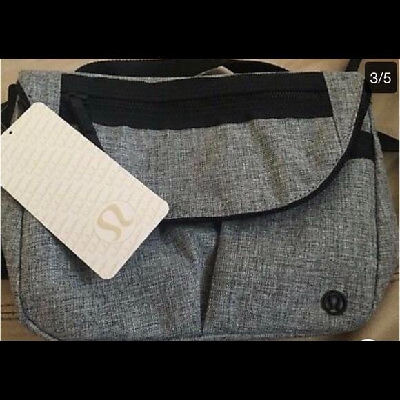 lululemon athletica Handbags - Lululemon Festival Bag II Heathered Black NWT!
